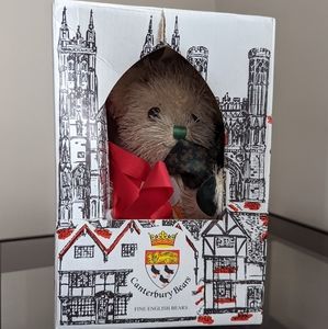 Canterbury Bears Traditional English Hand Crafted Plush Bear.A Lifetime Friend